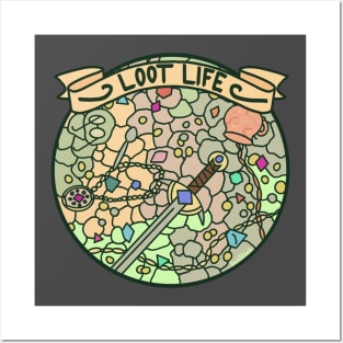 Loot Life Posters and Art